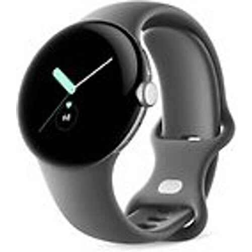 De Google Pixel Watch 2022 in polished silver ...
