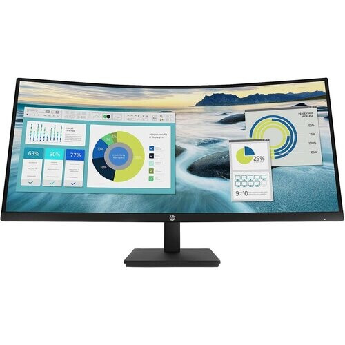 HP P34hc G4 WQHD USB-C Curved 34” Monitor ...