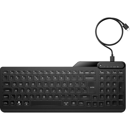Le HP 400 Clavier Rétroéclairé avec Câble est ...