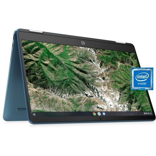 The HP Chromebook x360 convertible laptop has ...