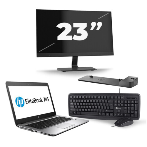 De HP EliteBook 745 G3 is een krachtige laptop die ...