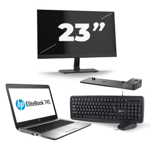 De HP EliteBook 745 G3 is een krachtige laptop die ...