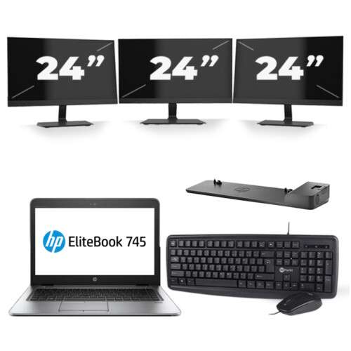 De HP EliteBook 745 G4 is een krachtige laptop die ...