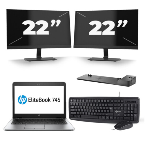 De HP EliteBook 745 G4 is een krachtige laptop die ...