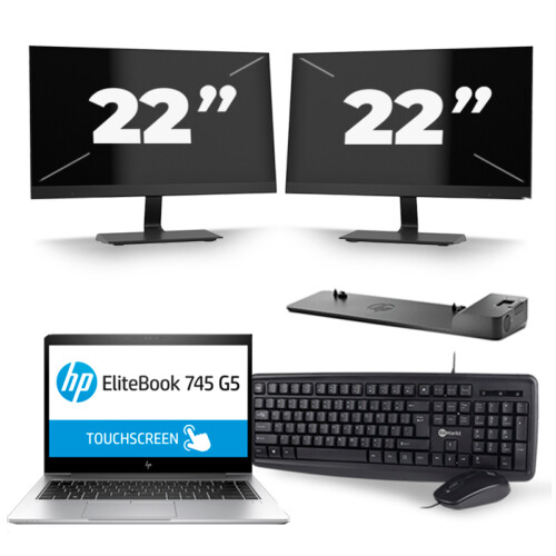 De HP EliteBook 745 G5 is een krachtige laptop die ...