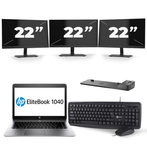 De HP EliteBook Folio 1040 G3 is een krachtige ...