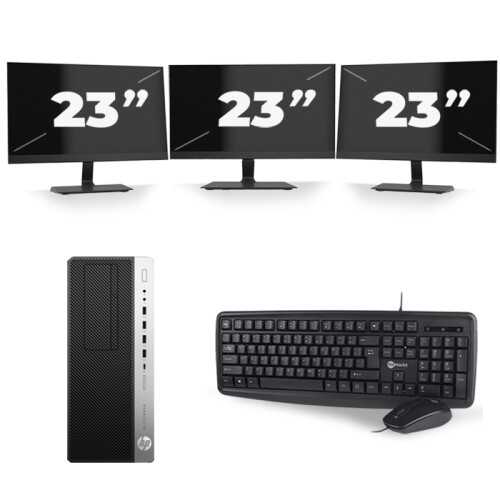 De HP EliteDesk 800 G3 Micro Tower is een ...