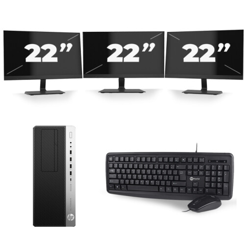 De HP EliteDesk 800 G3 Micro Tower is een ...