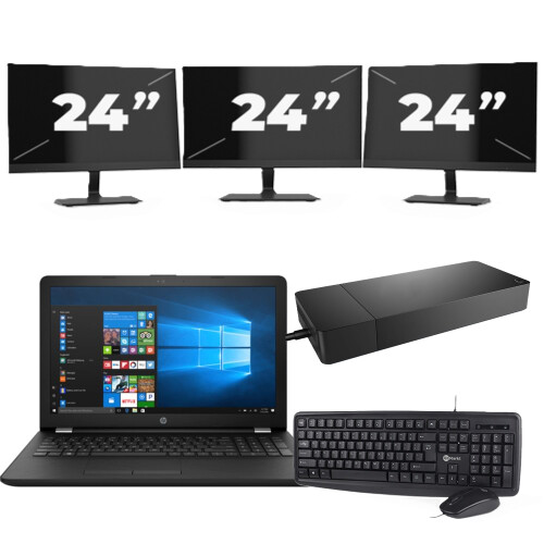 Nombre de la interfaz:HP Laptop 15-BW000 + 3x 24 ...