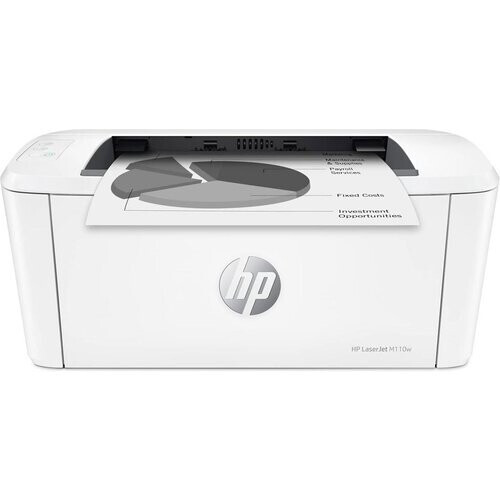 The HP LaserJet M110w is a monochrome laser ...