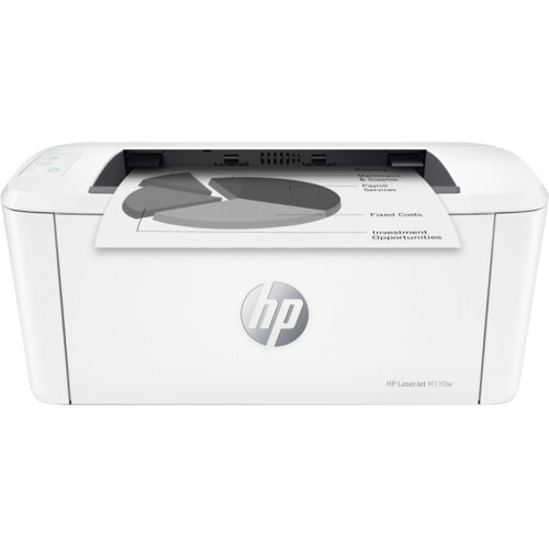 De HP LaserJet M110w is een zwart-wit laser ...