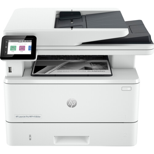 Met de HP LaserJet Pro MFP 4102dw heb je een ...