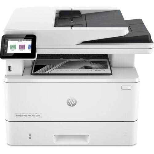 Mit dem HP LaserJet Pro MFP 4102fdw Laserdrucker ...