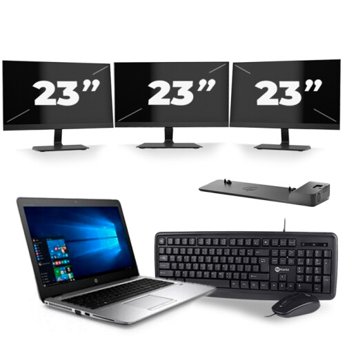 Frontend naam:HP mt43 Mobile Thin Client + 3x 23 ...