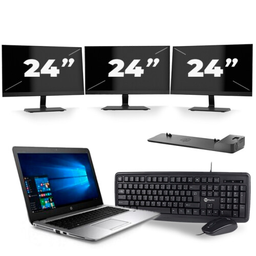 Frontend naam:HP mt43 Mobile Thin Client + 3x 24 ...