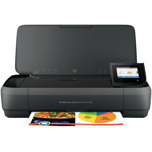 Met de HP OfficeJet 250 Mobiele All-in-One Printer ...