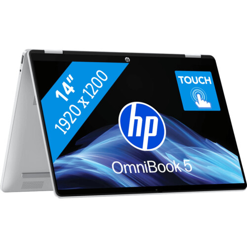 Met de 14 inch HP OmniBook 5 Flip 14-fp0930nd klap ...