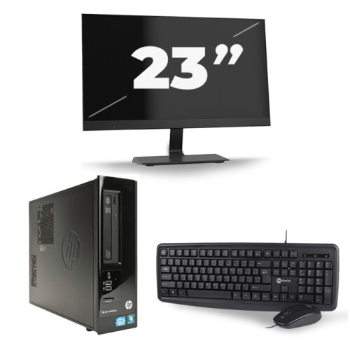 Frontend naam:HP Pro 3300 SFF + 1x 23 inch ...