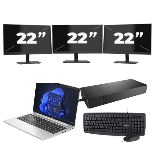 Deze refurbished HP ProBook 440 G10 bundel biedt ...