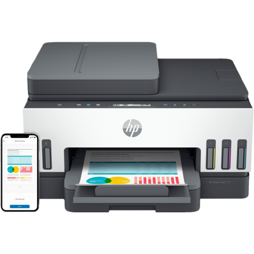 Met de HP Smart Tank 7305 All-in-One printer print ...