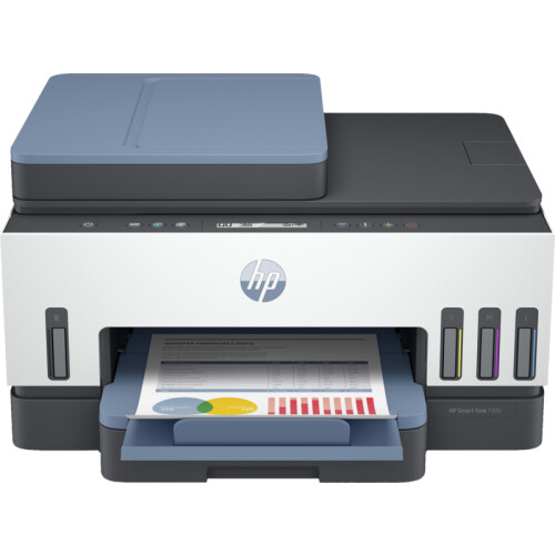 Met de HP Smart Tank 7306 4-in-1 printer print je ...