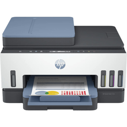 Met de HP Smart Tank 7605 4-in-1 printer print je ...