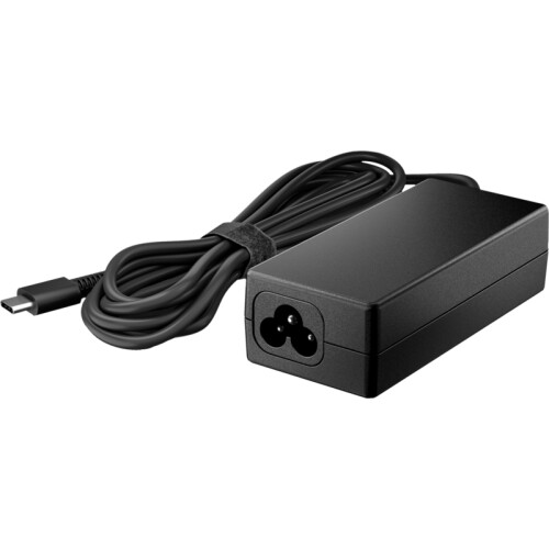 Met de HP USB-C AC Adapter 45W laad je jouw laptop ...