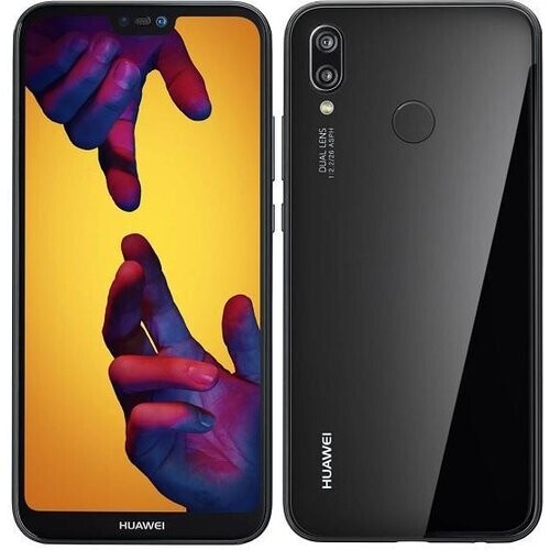 Huawei P20 Lite 128 GB (Dual Sim) - Black - ...