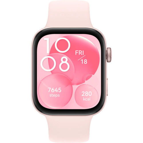 Met de Huawei Watch Fit 3 Roze ben jij altijd op ...