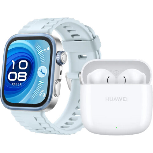 Mit der Huawei Watch Fit 4 Pro Blau + Huawei ...