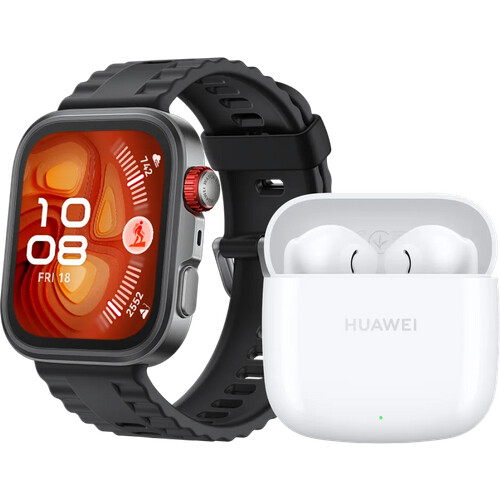 Mit der Huawei Watch Fit 4 Pro Schwarz + Huawei ...
