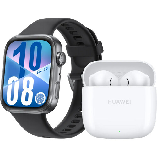 Mit der Huawei Watch Fit 4 Schwarz + Huawei ...