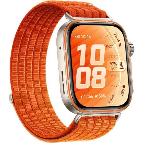 De Huawei Watch Fit 5 Pro 44 mm Oranje is een ...