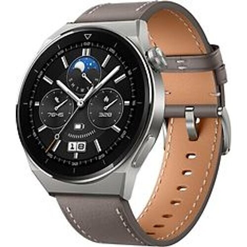De Huawei Watch GT 3 Pro 46 mm titanium combineert ...
