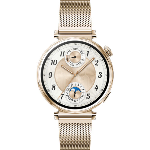 Die Huawei Watch GT5 Gold 41 mm ist eine ...