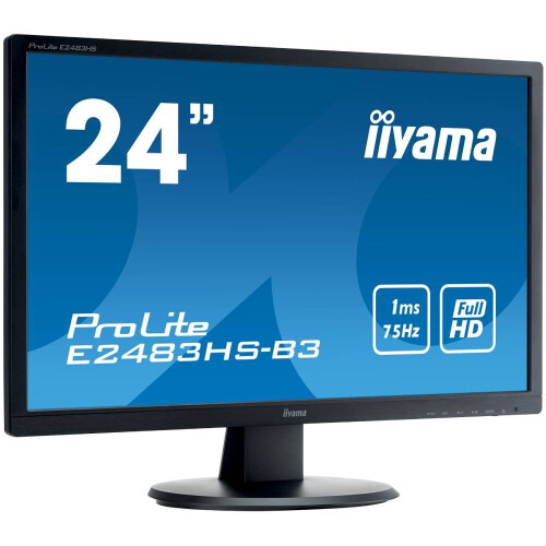 De iiyama ProLite E2483HS-B1 is een betrouwbare 24 ...