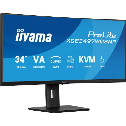 Maak kennis met de Iiyama ProLite XCB3497WQSNP-B1, ...