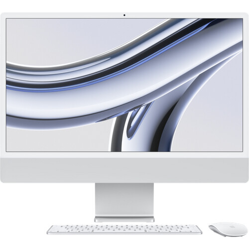 Mit dem Apple iMac 24 Zoll (2023) M3 (8 Core CPU / ...