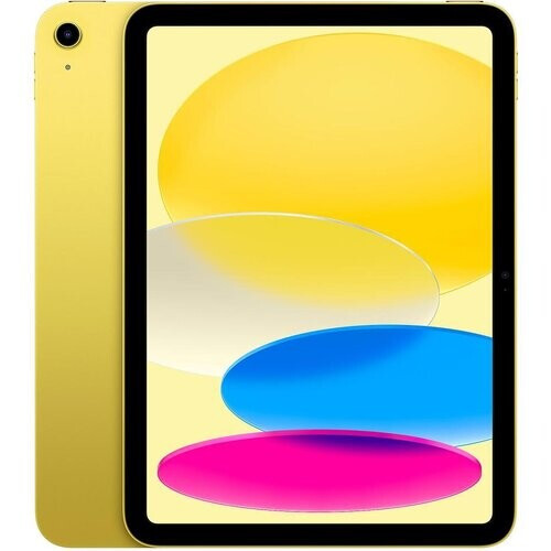 The iPad 10.9 (2022) 256GB in yellow is a ...