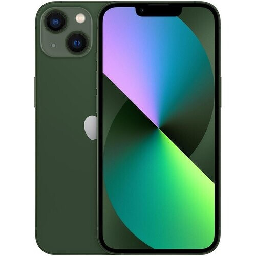 The iPhone 13 with 256GB storage in green is a ...