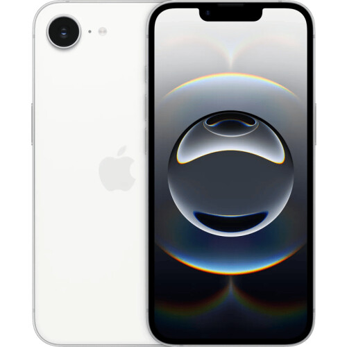 Apple iPhone 16e 128GB Wit is een compacte en ...