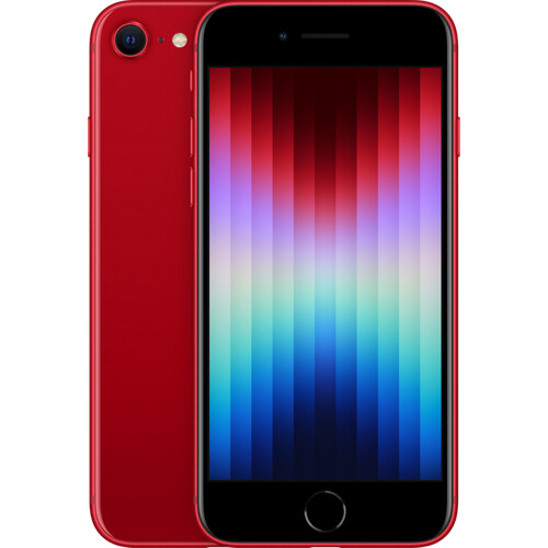 Das Apple iPhone SE 2022 128 GB RED hat einen ...