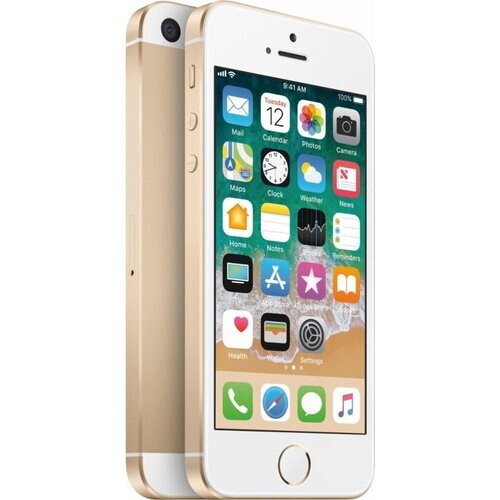The iPhone SE (2016) 128GB in Gold is a compact ...