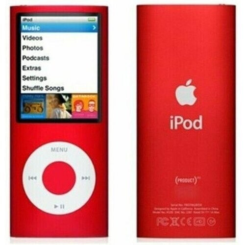 iPod nano 4 2008 8GB - Red ...