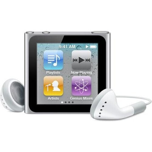 Apple iPod nano 6 - 16GB - Silver ...