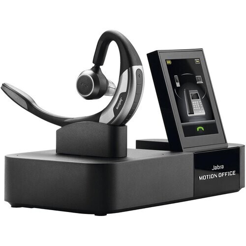 The Jabra Motion Office Bluetooth Headset offers a ...