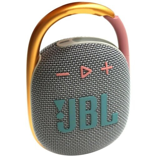 JBL Clip 4 Portable Bluetooth Speaker (Gray)Bring ...
