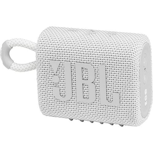 JBL - GO 3 Portable Speaker - White ...