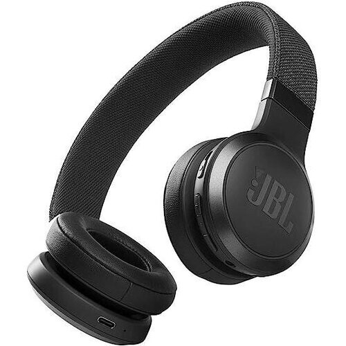 The JBL Live 460NC wireless headphones feature ...