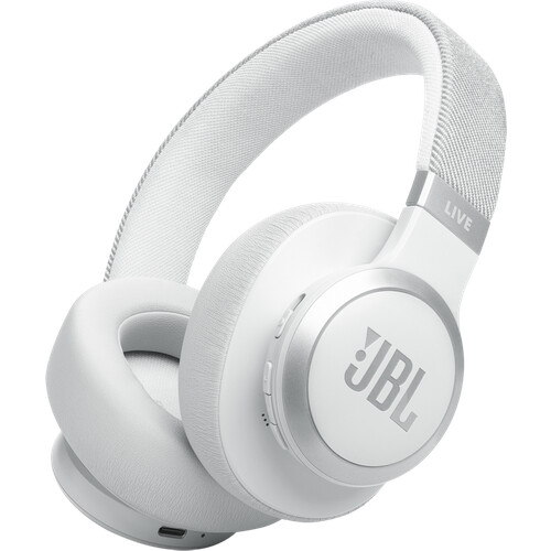 Mit dem JBL Live 770NC Weiß hörst du lange deine ...